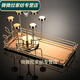 Soporte de taza 304 Ratch de colgantes de acero inoxidable estante de almacenamiento Copa creativa de vidrio Rack Drank Copa de té doméstica LB 304 Copa Soporte 3527 Mirror de oro Plato cuadrado/