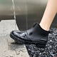 Caiyile short-tube rain boots, non-slip and wear-resistant, outdoor men's and women's fashionable water shoes, low-top rubber shoes, black 40 yards 09787, can be customized