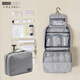 Ke Liang Huizi travel toiletry bag large capacity portable multi-purpose cosmetic bag water-repellent can hang storage bag large beige