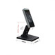Chuangliheng Central Control XFace600 Face Machine Desktop Support Hikvision 671 Anwesenheit Machine Ständer Front Ständer Desktop Basis XFace600 Mini Desktop Support [Silber]