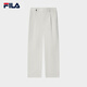 FILA Huang Jingyu same style Fila men's woven pants business casual straight pants casual pants men Yunwu gray-GY 180/88A/XL