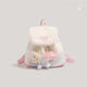 Muni Sweet Girl Fashion Plush Backpack 2025 New Student Commuter School Bag Cute and versatile Fur Backpack Women Sweet Plush Backpack [White 30*4*32]
