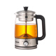 Silver pure titanium tea kettle steaming tea kettle spray type steam tea kettle fully automatic household small health pot flower tea kettle pure titanium spray type tea kettle - 1.3L