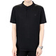 Romon Leinen T-Shirt Herren-Stand-up-Halsband Kurzärärmelte Polo-Hemd Sommer Dünner neuer chinesischer Trend Baumwollwäsche-Leinen halbärmelte Casual T-Shirt 62372 Grey XL 130Jin [Jin Equals gleich 0,5 kg] ungefähr