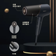 Philips hair dryer household high power mineral zinc ion hair care constant temperature quick dry hair salon professional grade negative ion hair dryer black BHD538/25
