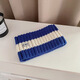 Jincheng Wool Knitted Letter Headband New Sports Bandana Baotou Fashion Simple Versatile Hair Accessories Women H490 White Blue