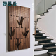 
Pupan walnut piano keys clothes hanger wall hanging on the wall hanging area clothes hook corner solid wood coat rack floor walnut vertical plate 8th floor 16855