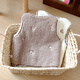 Shunhe Kangya Weste Kinder Baumwolle Innere Kinderkind Tai Babyweste außerhalb warmer Herbst und Winter Baumwolle Baby Weste modisches Mädchen Beige 3895 120 cm