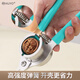 HUYO walnut clamp to clamp walnut artifact household stainless steel macadamia nut sheller hazelnut clamp nut shelling tool walnut clamp with pliers black thickened stainless steel