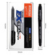 MODERN MEI GP3020 grande capacité Neutral stylo dur de pratique spéciale entraîne du stylo 0,7 mm Signature Readeau Black Water stylo