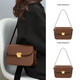 Viney Sattle Bag Cowhide Bag Damenbeutel Leichte Luxus-Achselhöhle Eins Schulter-Crossbody-Body-Geburtstagsgeschenk High-End-Gefühl für Freundin Frau