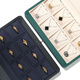 C/CC/K Leichte Luxus -Schmuck -Schmuck -Aufbewahrungsbox PU Leder Magnet Ring Storage Box Halskette Anhänger Juwelierschachtel Schmuck Schachtel ed11301 Ringpatrone Tinte Grün grün