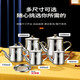 Supor Oil Pot de acero inoxidable 316 Filto de cocina de grado de alimentos Residuos de aceite de aceite de gran capacidad Gran capacidad Tank de almacenamiento de aceite Botella de aceite 1283 ml Aproximadamente 2 Jin [Jin equivale a 0.5 kg] Filtro de envío + cubierta a prueba de polvo