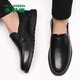 MULINSEN men's shoes business formal casual leather shoes soft sole breathable over-the-foot driving leather shoes L223233