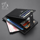 Poloflle Paul Card Bag Herren-Ultra-dünne Leder Multifunktions-Bankkartenkoffer Multi-Card-Position mit großer Kapazitäts-Brieftaschen-Karten-Karten-Karten-Kartenposition für Frauen