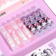 Yizheng Sanrio Student Pen Cap Bencil Schutzschutz für Grundschule Stift Cover süße transparente Kultur Kulomi Big Ear Hund Melodie YZ9909 Katie Cat Pen Cap 1 Karte/4 Stück