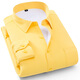 Nobel Paul (NOBOLPAUL) warm shirt men plus velvet thickened solid color business casual long-sleeved shirt workwear free white shirt large size men's clothing M719 blue strip 42 [Suggested 160-170Jin [Jin equals 0.5 kg]]