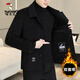 
Woodpecker (TUCANO) wool woolen jacket for men autumn and winter short double-sided wool coat winter thickened down jacket for men men's wool jacket black [removable down jacket] double-sided Nick XL recommended 145 Jin [Jin equals 0.5 kg]