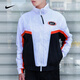 Nike (Nike) Veste masculine Spring and Automne Nouvelle-Fashion Sportswear Veste respirante confortable Top Contord Clothing CK2218-010 AV9756-100 / Blanc et Black Splicing XL