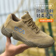 German imported labor protection shoes men's lightweight, breathable, anti-smashing, anti-smashing, soft-sole steel head welding work shoes anti-slip 9918 green breathable solid anti-smashing, anti-puncture 43