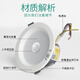 SUOYADA fire emergency lighting recessed downlight ceiling projection light comes with battery human body sensor stop 2.5 inches 3w human body sensor drilling 7-8cm
