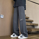 Idee (Zhuyifan) Fett großer Größe 230 Jin [Jin entspricht 0,5 kg] Hosen für Männer gerade Frühlings- und Sommer-Dünnarbeitshose Trendy Marke Großgröße gerade weit leges Casual Hosen K1477 Brown Farbe 5xl (195) 205-230 Jin [Jin gleich 0,5 kg] kann getragen werden können. Kann getragen werden können. Kann getragen werden kann
