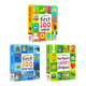 First 100 小开本12345册 Words单词·Animals动物·Trucks车辆·Numbers数字·Farm农场 趣味纸板翻翻书 英文原版 纸板书 1-5岁 单词动物数字 3册