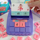 
Chinese Pinyin Level-breaking Game Teaching Aids Children's Learning Letters Cards Board Game Building Blocks Poker Cards Toys English Word Teaching Aids Color Random
