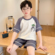 New Boy Pyjamas Sommer dünne reine Baumwolle kurzärmelige Anzug Kinder Little Boy Big Children Cartoon Home Kleidung Vollte Baumwolle TN653# Tom Cat M Code 160 (empfohlenes Gewicht 85-100 Jin [Jin gleich 0,5 kg])