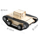 Forest Long Technology Small Production Infrared Remote Control Sitong Tank Diy Material Material Pack de matériaux Modèles militaires pour enfants Toys Infrarouge Télécommande Pack de matériaux de réservoir avant et arrière