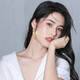 Qlady long tassel earrings for women 2023 temperament high-end earrings niche design light luxury earrings birthday gift