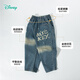 Disney vêtements pour enfants garçons à la mode décontracté polyvalent pantalon en jean pour enfants bleu denim 150