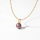 Daila 925 Silver Freshwater Pearl Necklace Pendant Women's Fashion Accessories Mother's Day Gift 520 Gift Approx. 13-14mm