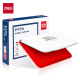 
Deli [super hot product] 120*80mm metal square large-sized instant dry printing platform seal office supplies red 9892