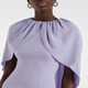 ROLAND MOURET Women's shawl crepe satin party skirt P00996841 Purple S CN 165/88
