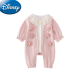 Disney baby jumpsuit spring and autumn baby girl spring clothes 2024 new full moon baby girl clothes spring cute coat pink 66cm