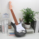 Jingqiao Kinder großer Größe spielen Jungen und Mädchen Simulation Ukulele Elektronische Gitarrenspielzeugmusik Anfänger Musikinstrument grenzüberschreitende A-Style Red E-Gitarre ~ String Sensing Battery Model