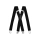 Cool kangaroo suspenders men's clip suspenders adult suit pants suspenders men's suit pants elastic suspenders clip elderly British fashion 1015X type suspenders black [upgraded and extended version,