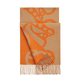 Hermes (HERMES) scarf, horse head cashmere scarf, new buckle and neck cashmere scarf, New Year gift, orange H259078S-07 30*140cm