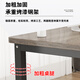 华恺之星电脑桌台式小户型小桌子家用学习桌写字办公书桌电竞长条桌BGZ736 枫木纹面+白色桌架 140*60单桌