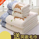 Shantou Lincun Bath Towel Towels are more absorbent than pure cotton for adults, men and women, face wash household quick-drying three-piece swimming set, lint-free, Khaki Cute Rabbit Set (1 bath towel + 1 towel) 70x140cm