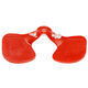 Vulgare rooster glasses, native chicken anti-pecking eye mask, chicken glasses, large, medium and small size with holes for chicken glasses, chicken raising equipment and supplies, large chicken glasses (suitable for chickens of 4.5 Jin Jin equal to 0.5 kg or more) 5 pcs