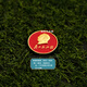 Copper Ama genuine new Chairman Mao badge magnetic badge service to the people brooch commemorative badge conference souvenir badge red magnetic magnet badge 2.5 cm PUC bag