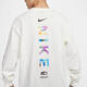 Nike (Nike) Urlaubsgeburtstagsgeschenk Ssentials Herren-langärmeliges T-Shirt für Sommer Neue lose Baumwolle Casual HF6173 133 SAIL White XL