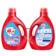 Diaopai laundry detergent sterilization and mite removal lavender fragrance 10 Jin [Jin equals 0.5 kg] fragrance lasting deep stain removal laundry liquid 99.9% kill 2.5kg*2 bottles