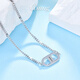 GsunG platinum women's necklace new PT950 pig nose chain fashion platinum necklace women's shiny side chain calculated based on actual shipping weight