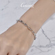Platinum women's bracelet PT950 pig nose bracelet new fashion couple's platinum bracelet men's shiny PT950 bracelet about 12 grams 18 cm pre-order