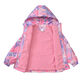 Junshi Children's Coat Integrated Velvet Autumn and Winter New Children's Coreano Top Windbreaker Pink 9928 Velvet integrado 110