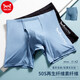 Catman sports underwear men's anti-wear leg lengthened running fitness tight training quick-drying breathable five-point pants 2 pairs 3XL