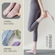 Bo Na Ling yoga socks women's mid-calf socks four-season cotton socks fitness dance Pilates non-slip sports adult floor socks yoga socks three pairs of purple + pink + black